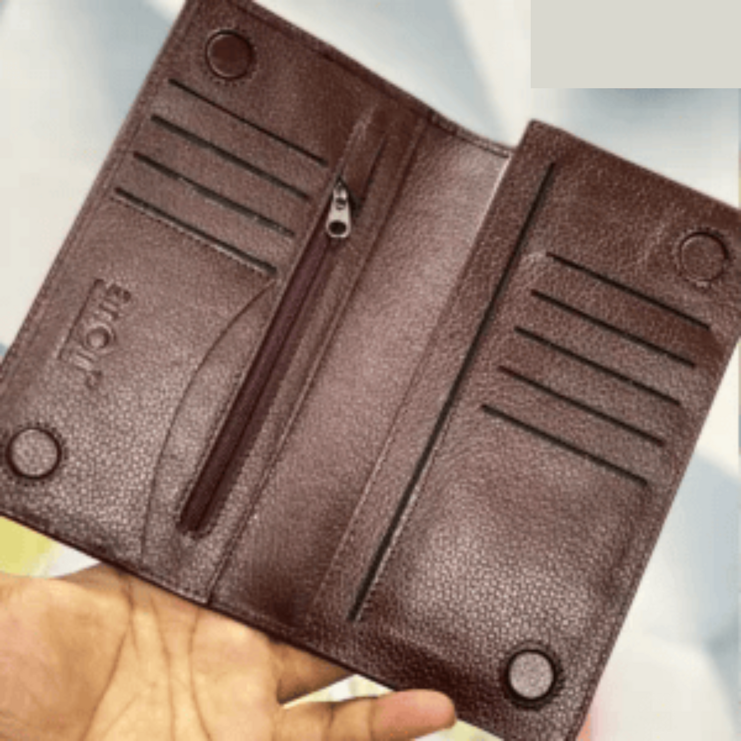 Leather Long Wallet